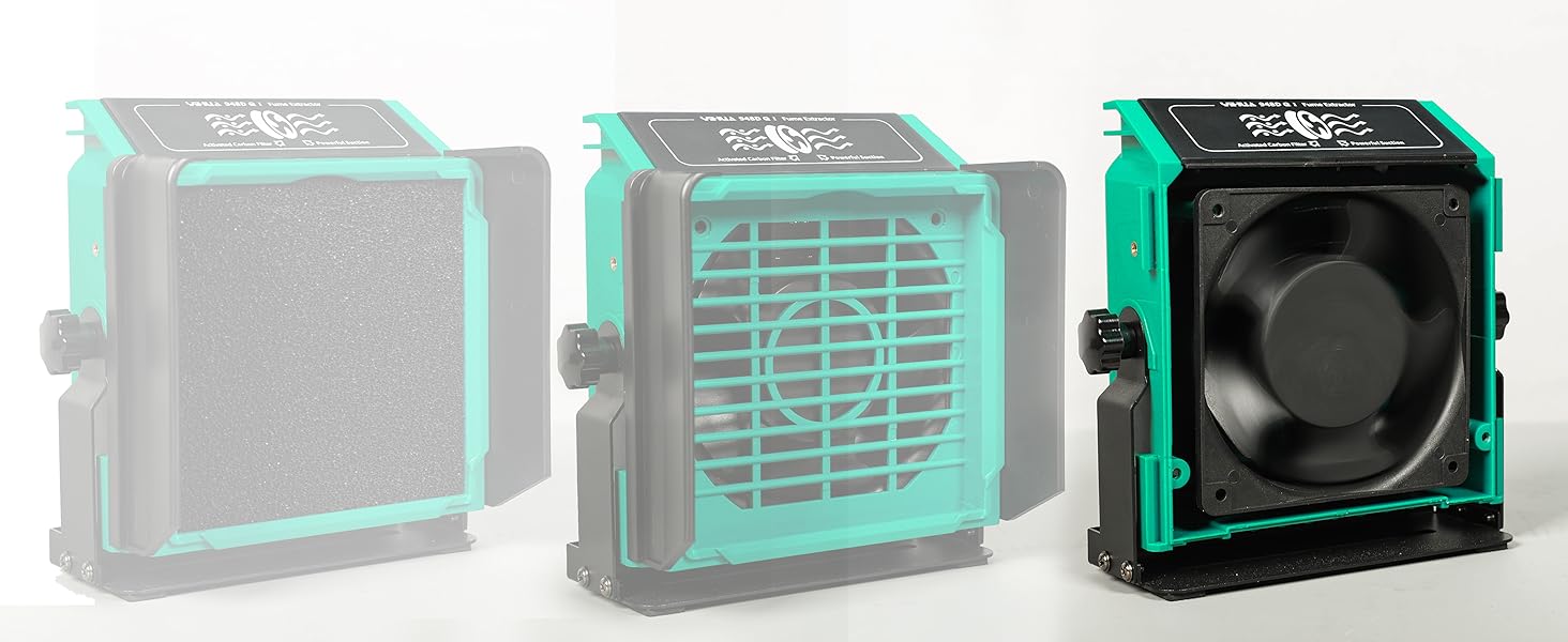 YIHUA 948DQI Solder Fume Extractor Fan Solder Smoke Absorber Remover