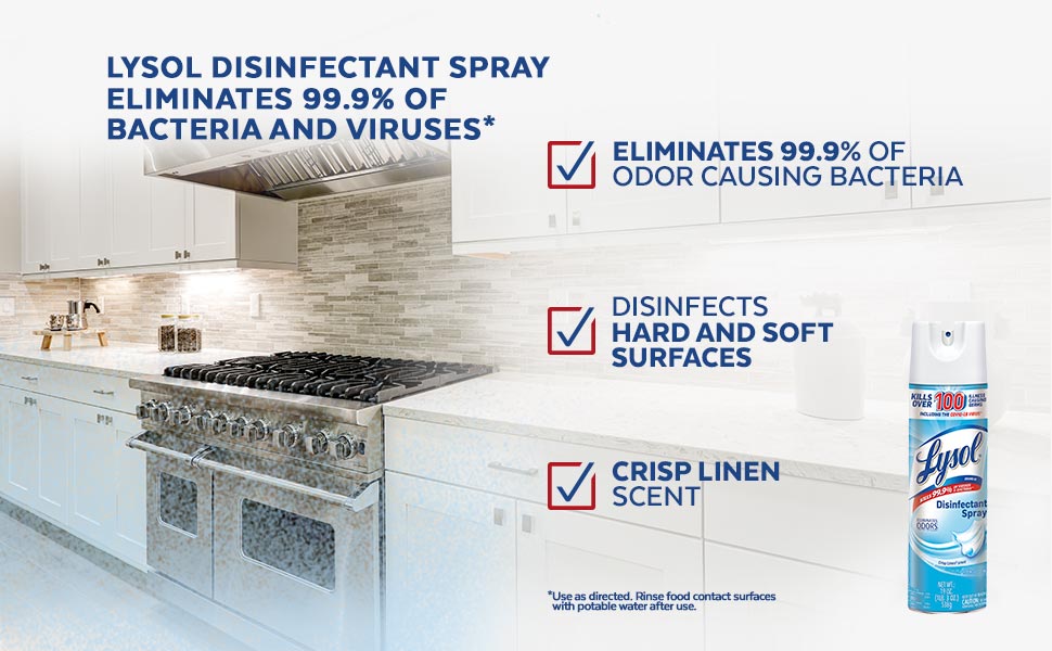 Lysol LDS Crisp Linen & Cannister Wipes