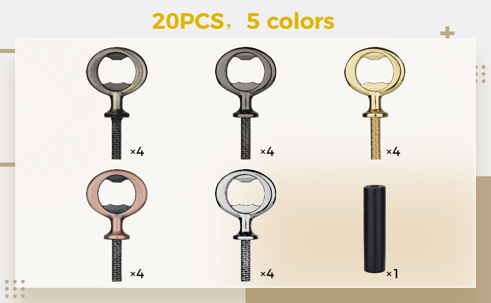 20PCS Metal Bottle Opener, Zinc Alloy Flat Bottle Opener