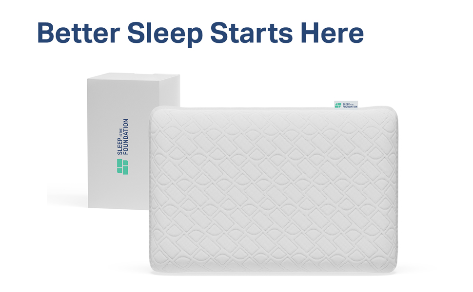 Cross Cut Memory Foam Pillow