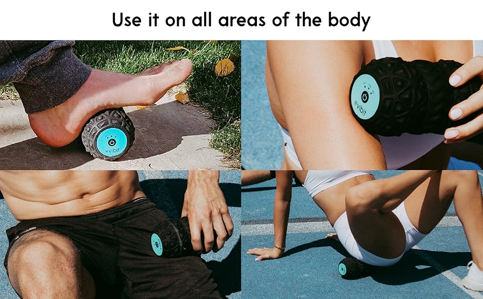 Vibit Vibrating Massage Roller for Foot, Leg, Muscles