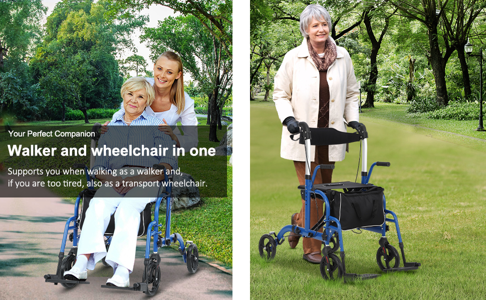 walkers for seniors with seat