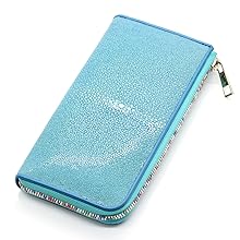 レヴェッタ] エイ革 長財布 財布 YKK製MIXカラー L字ファスナー