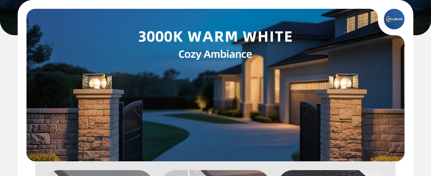 outdoor column lights