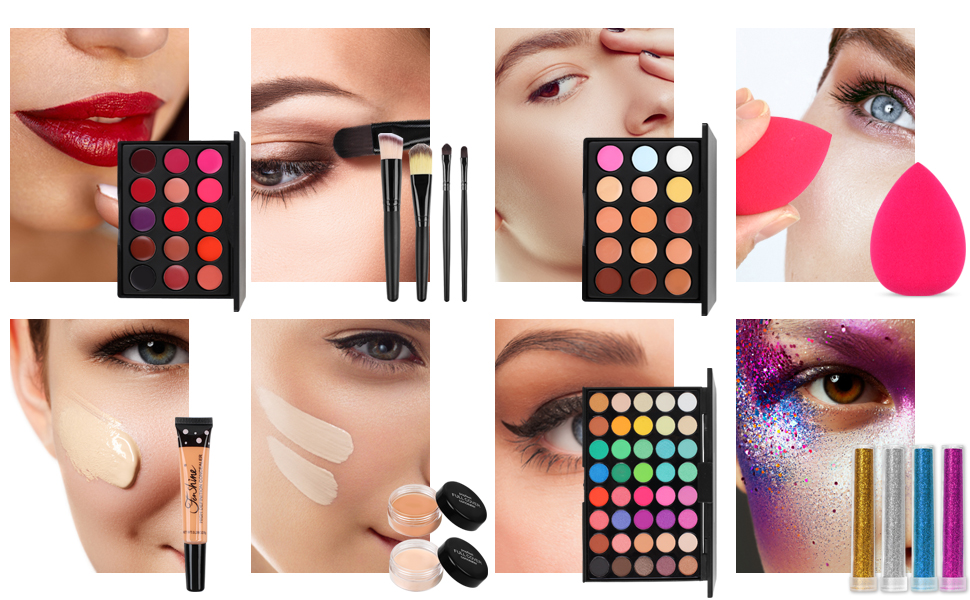 MAEPEOR All In One Makeup Kit 34PCS Makeup Kit for Women