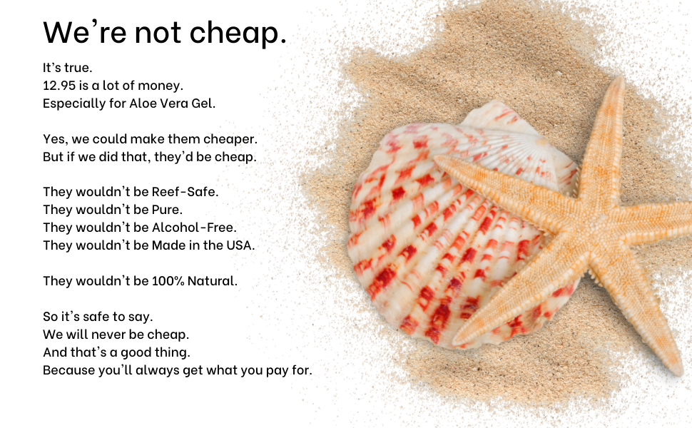 Reef Safe Aloe Vera Gel
