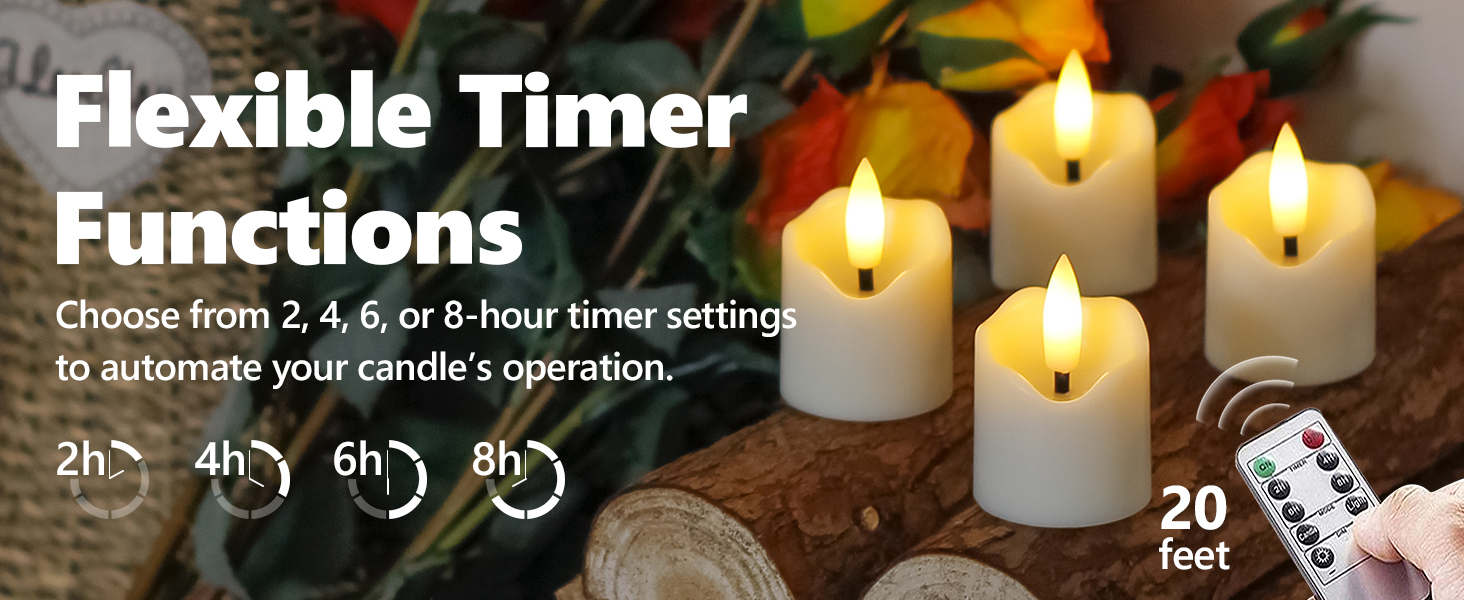 flameless tea light candles