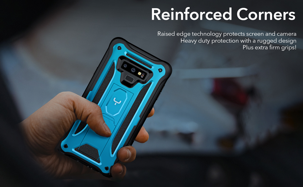 YOUMAKER Kickstand Case for Galaxy Note 9, Full Body with