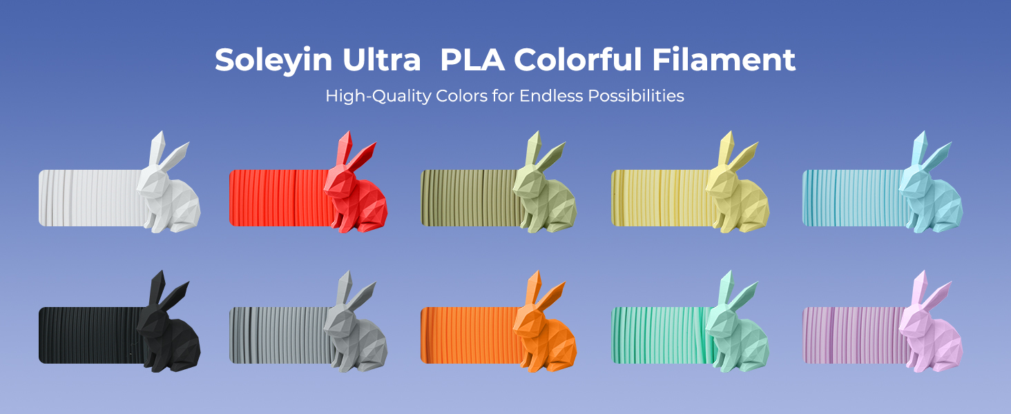 3D Printer Filament, Neatly Wound PLA Filament 1.75mm 1kg Spool (2.2lbs), High-Speed Printing, Dimensional Accuracy ±0.02mm, Strong Toughness & No Warping, Fit Most FDM 3D Printers,Yellow 12 color name