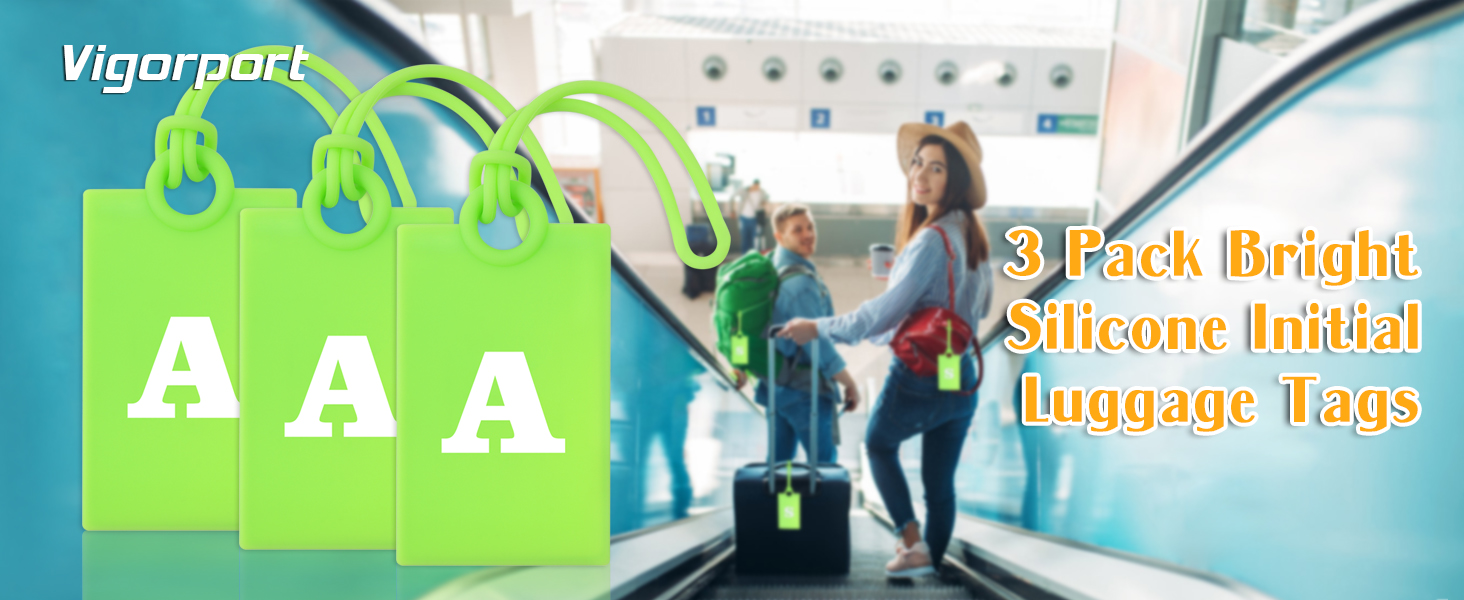 Silicone luggage tags