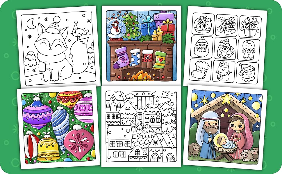 その他 Creative Christmas Coloring 51vbl04IyaL._AC_SY200_QL15_.jpg