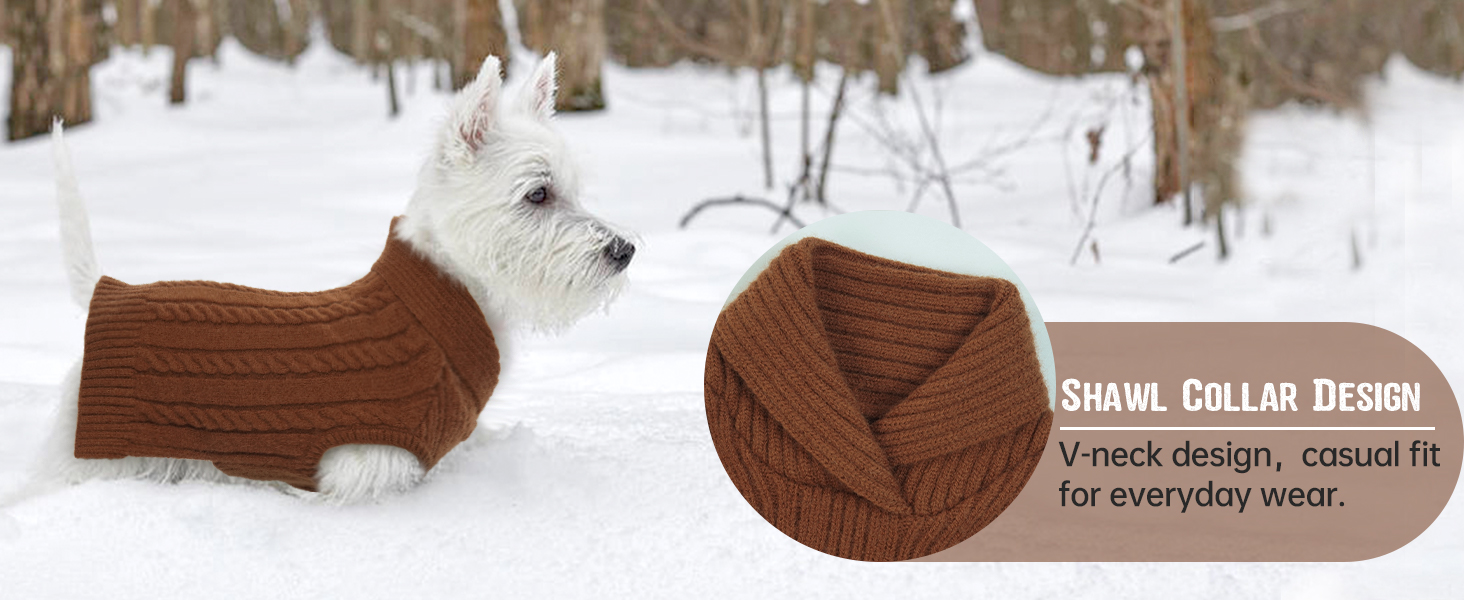 Lelepet Medium Dog Sweater, Dog Sweaters for Medium Dogs