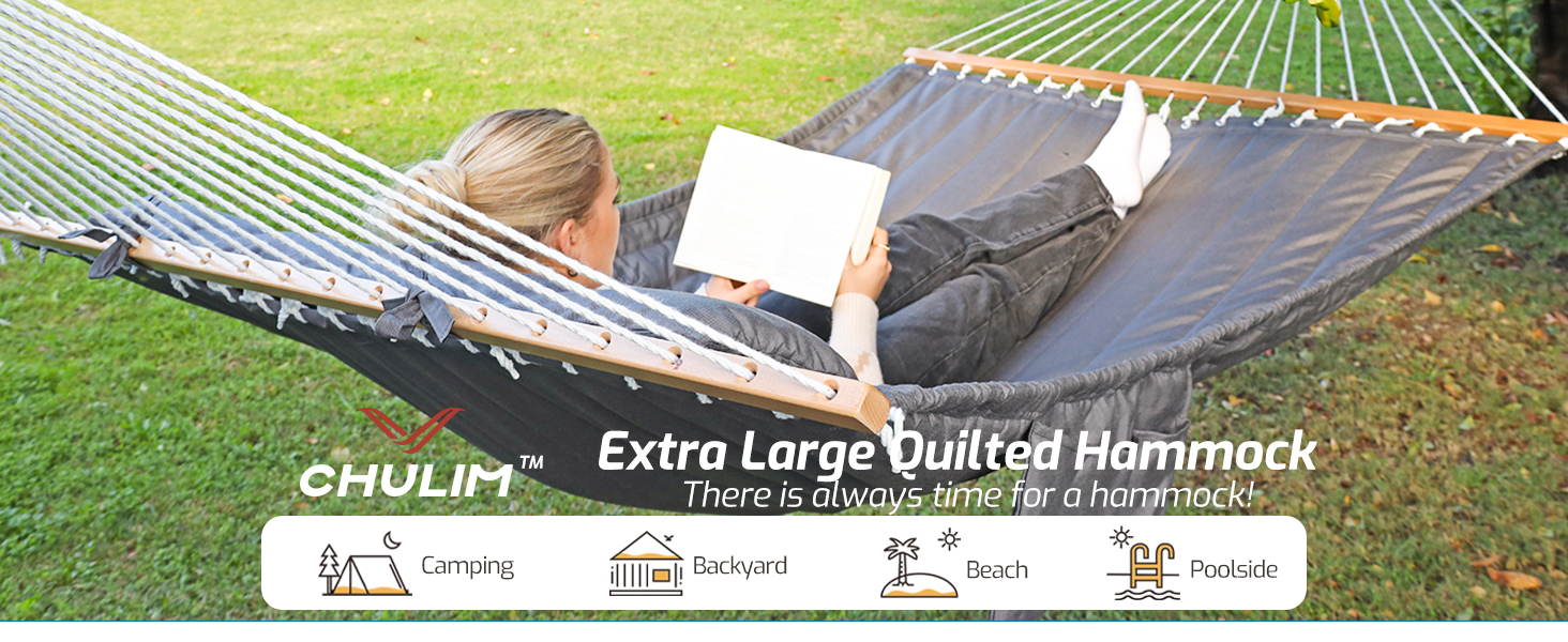 CHULIM Extra Large Quilted Hammock