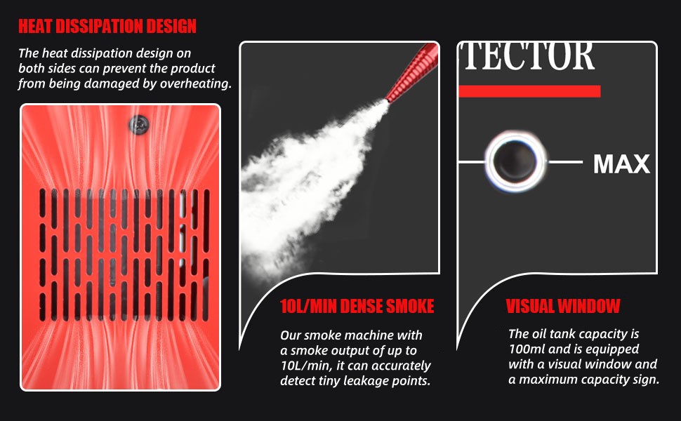 automotive smoke machine leak detector