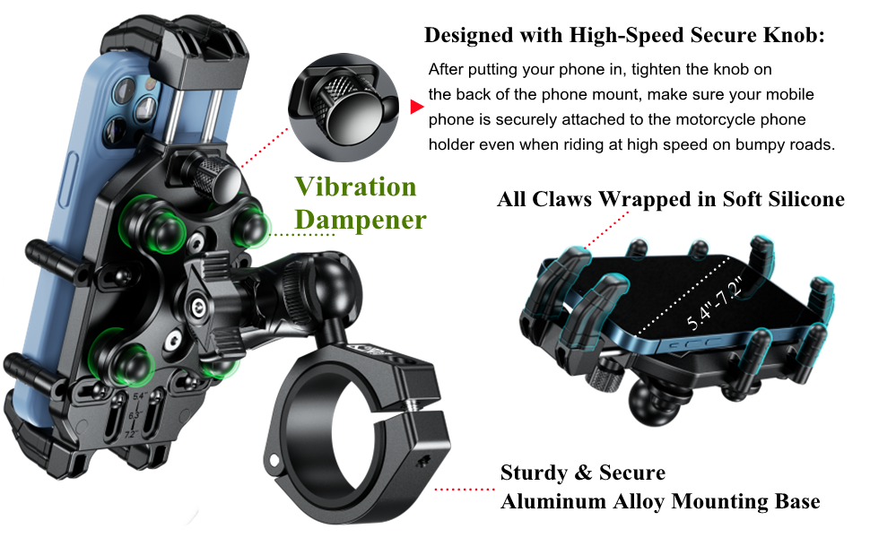 With Vibration Damper and  High-Speed Safety Lock Design