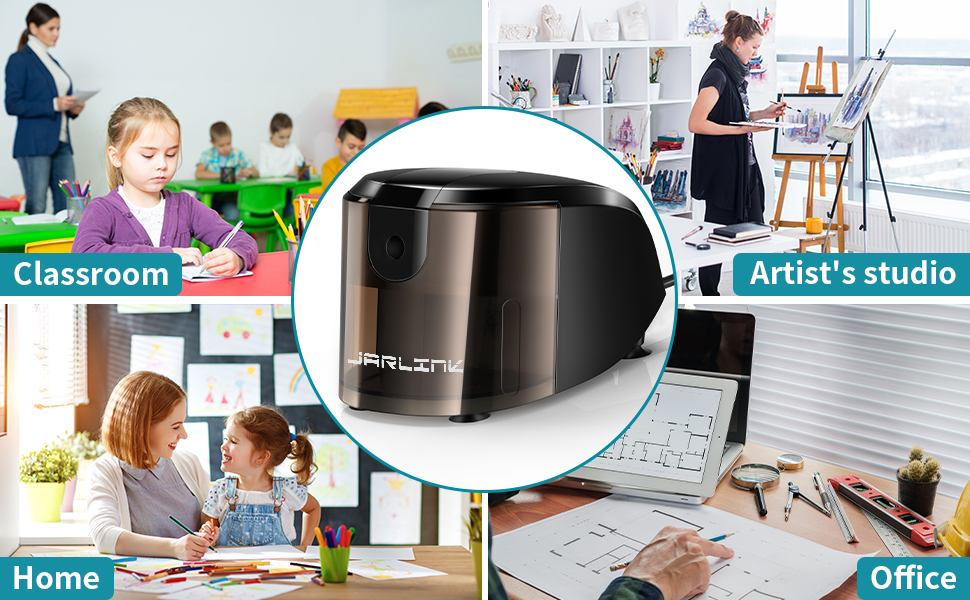 JARLINK Electric Pencil Sharpener, Heavy Duty Pencil