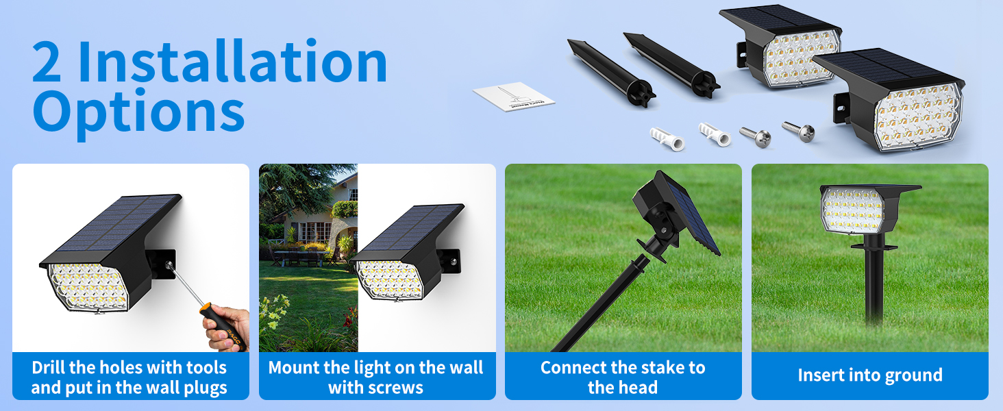 solar spot lights