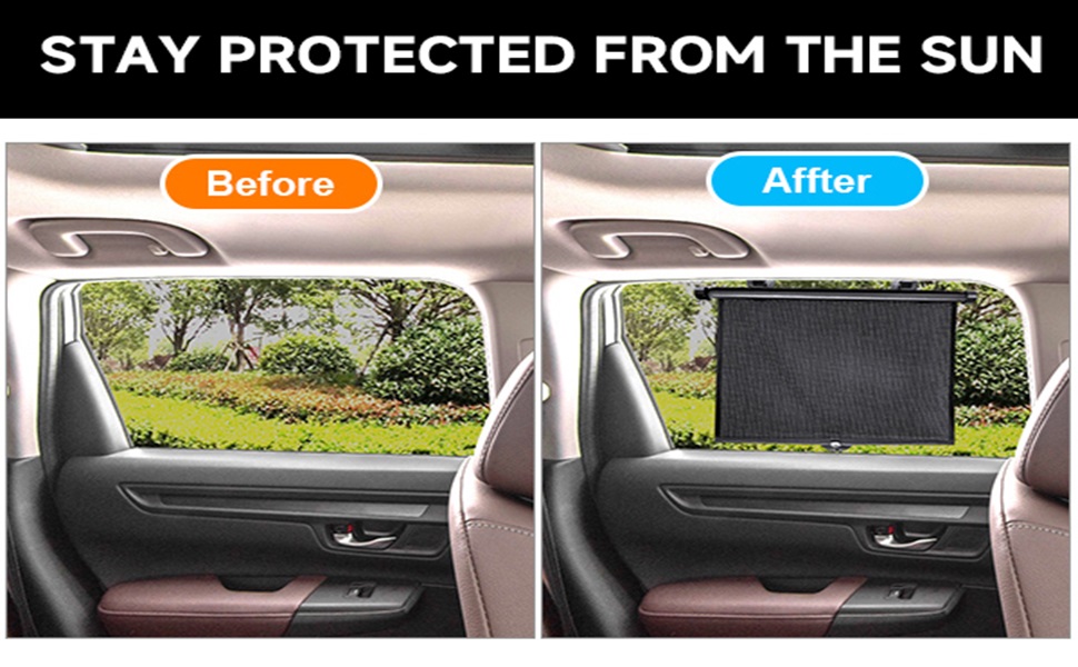 BEGKYA Car Window Shades For Baby UV Protection, 2Pcs | FindTheDeal