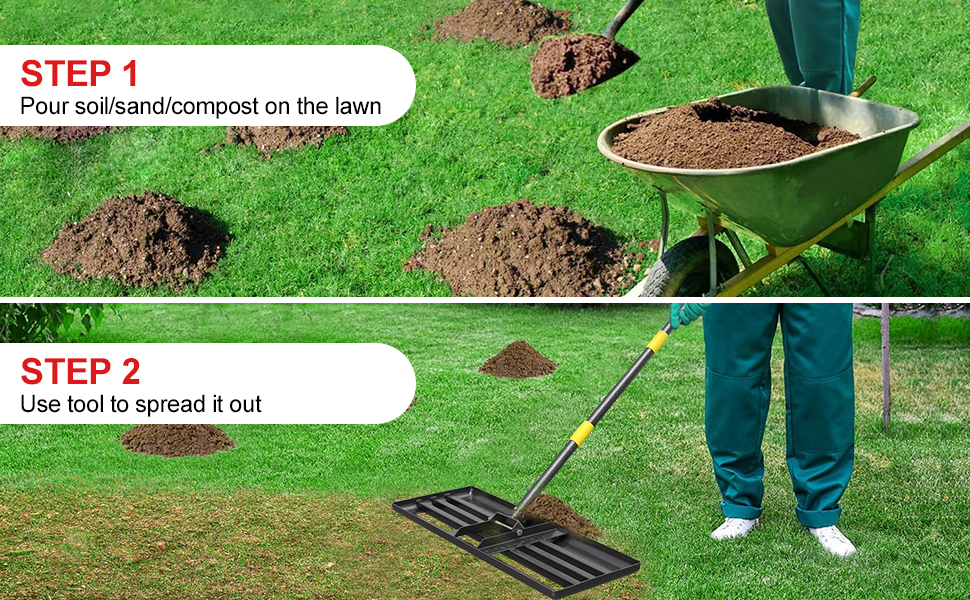 yard leveling rake