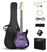 Amazon.com: Ktaxon Electric Guitar Kit, 39 Inch H-H Pickups