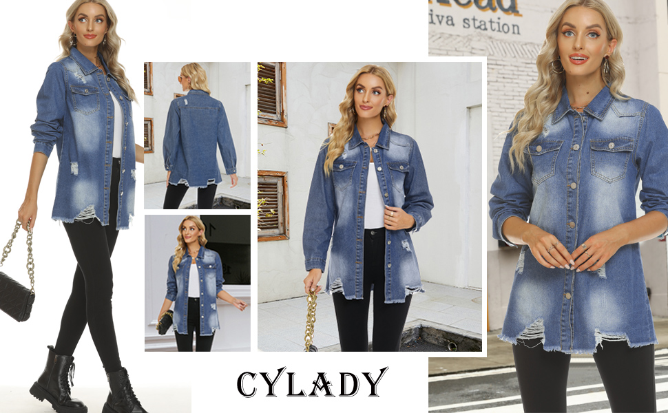 distresse Jean Jacket