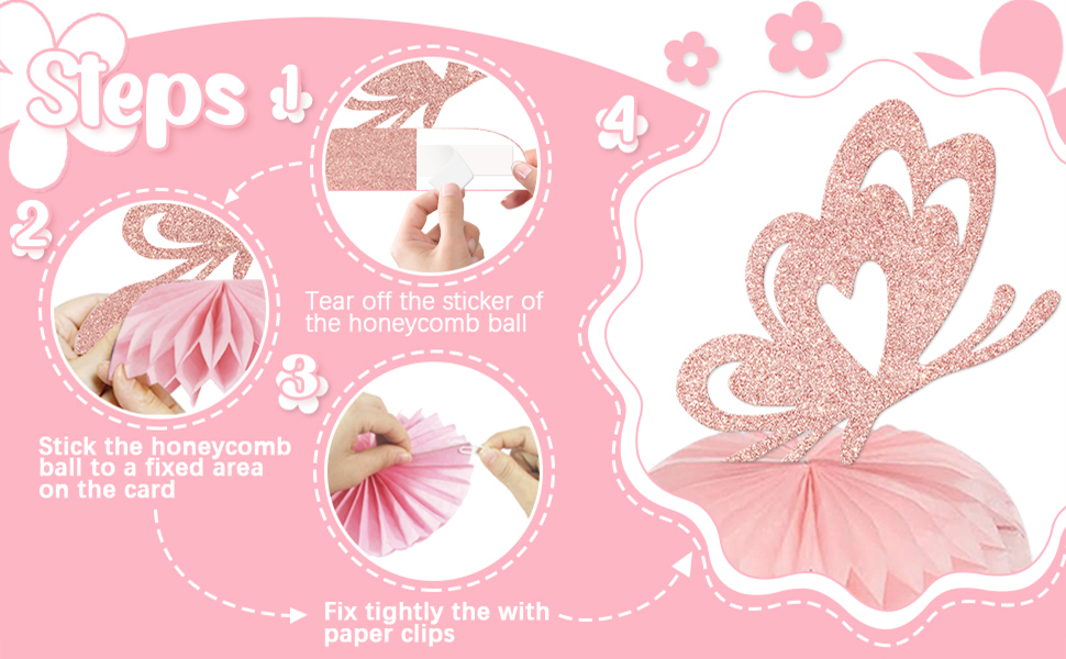Butterfly Honeycomb Centerpieces