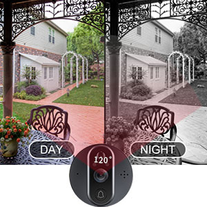 New Wifi Peephole Door Viewer Digital Wireless Peephole Camera Smart Door Wifi Camera