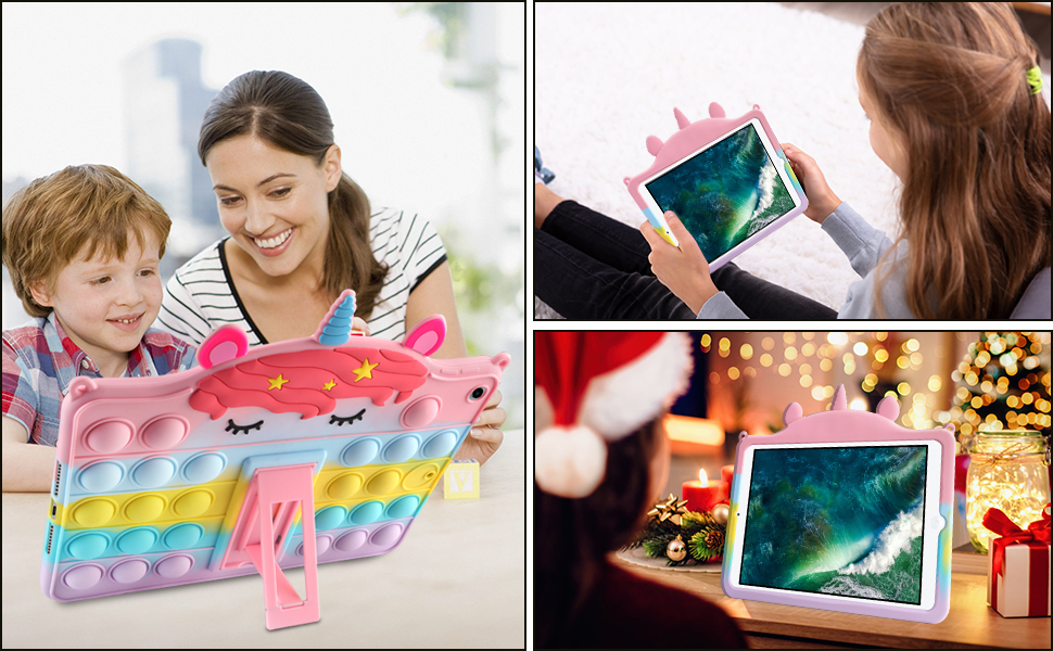 Vunake for iPad 9th/8th/7th Generation Case with Kickstand iPad 10.2