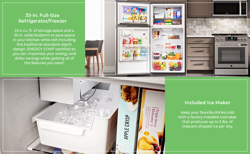 kenmore refrigeration sleek, stylish, and efficient