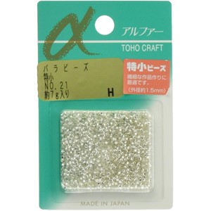 Amazon | TOHO 特小ビーズ αバラパックビーズ 外径約1.5mm No.21