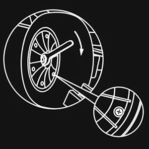 Ninebot Gokart Front Wheel