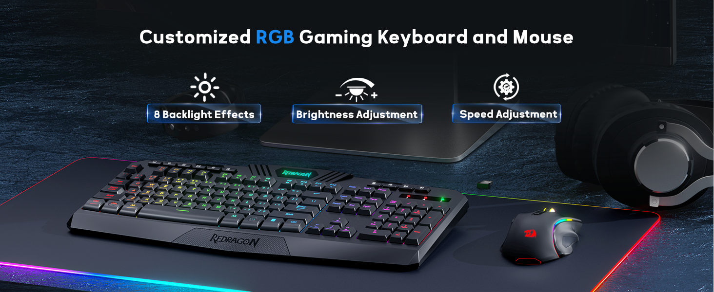 Redragon S101-PKS Gaming Keyboard and Mo... 13 Gaming Keyboard and Mouse