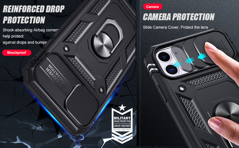 LeYi for iPhone 11 Case iPhone 11 Phone Case with [2 Packs] Tempered