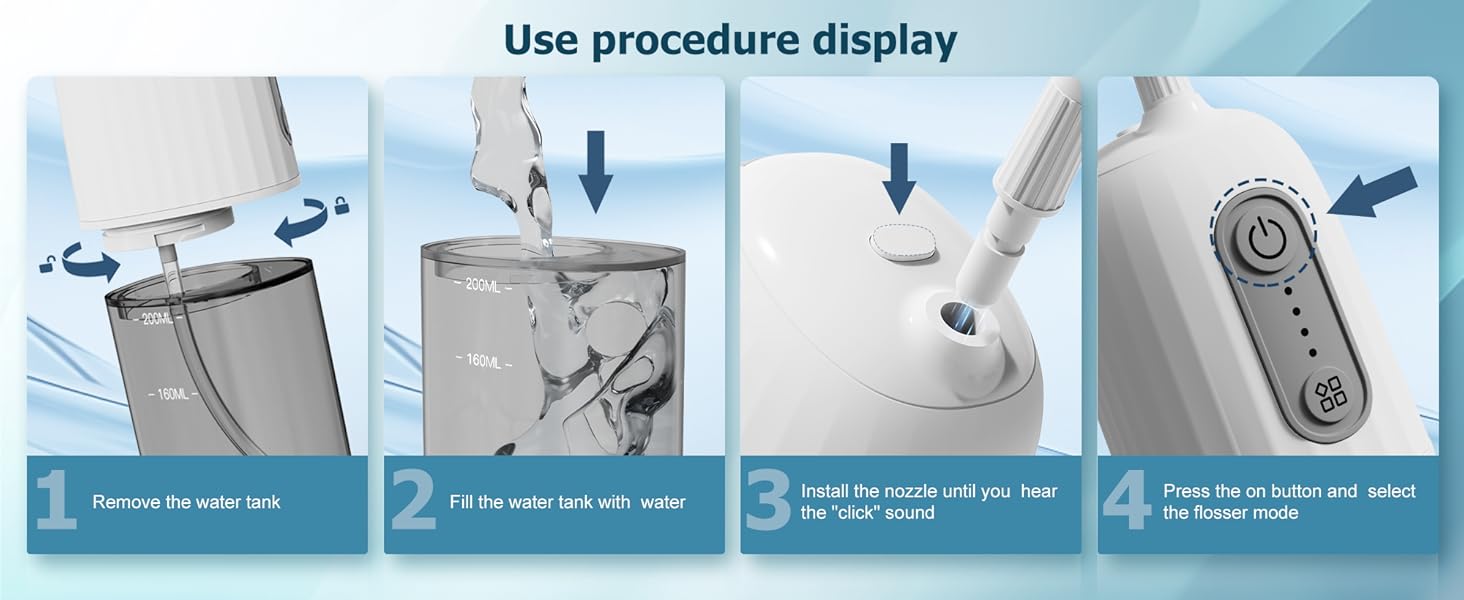 water flosser