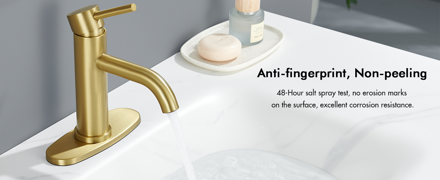 gold sink faucet bathroom
