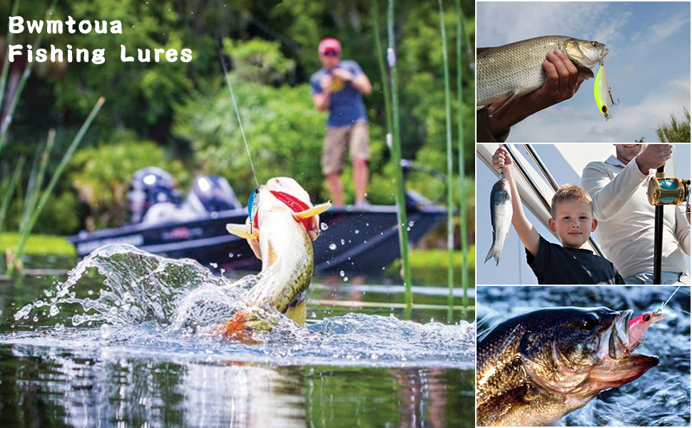 5PCS Micro Crankbait Fishing Lures for Bass, 3D Eyes