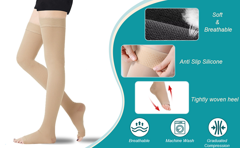 Toeless Compression Socks
