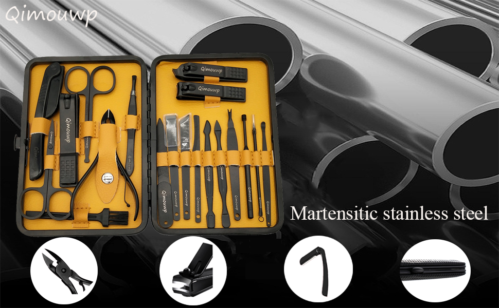 19-piece nail clippers set