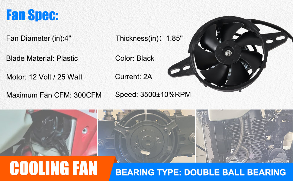 4inch fan