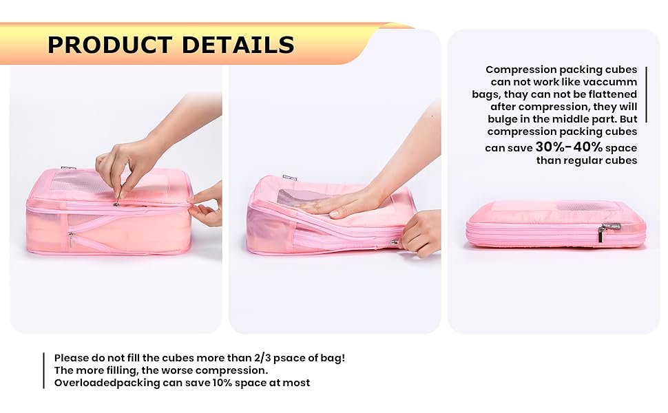 Easy to compress and space saving