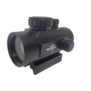 Amazon.com: Wizard 1x30mm Red/Green Riflescope Switchable 3
