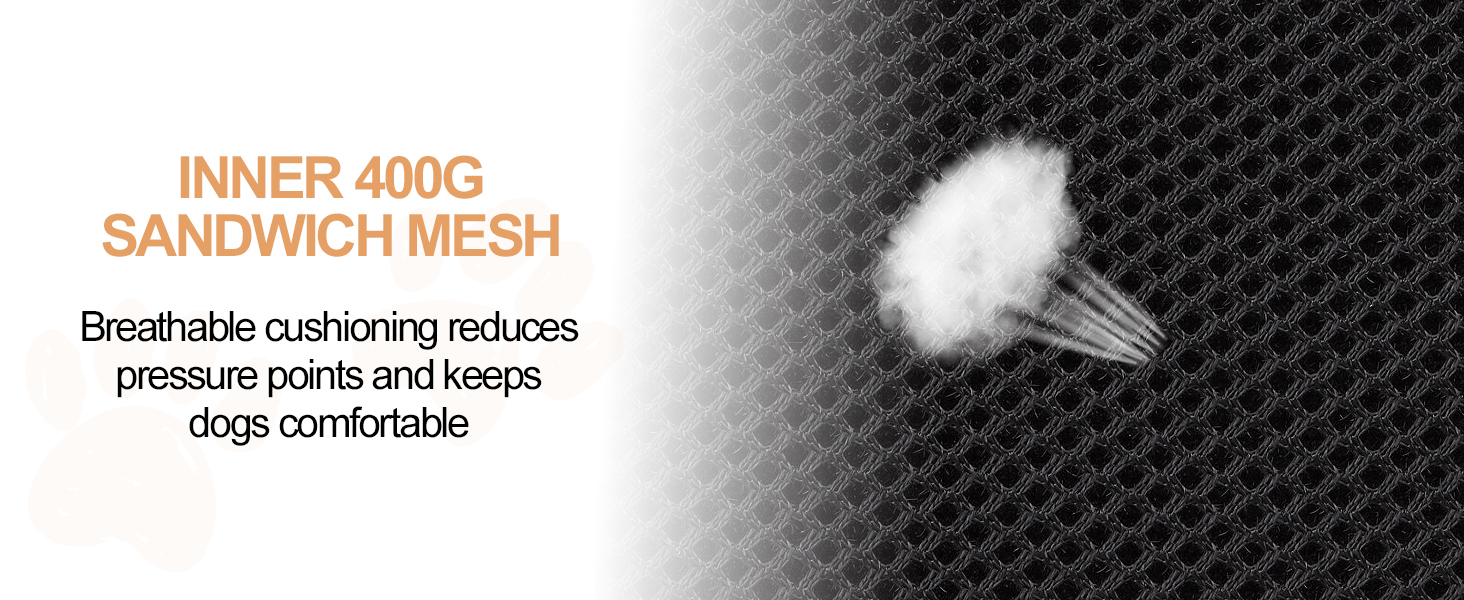 dog harness with pockets