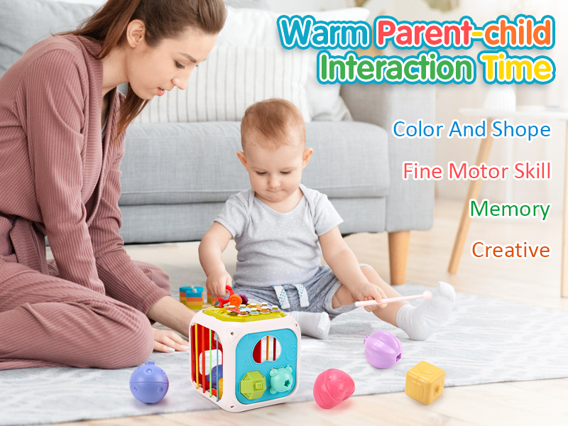 Qizebaby Montessori Toys for Babies 03612 Months，Baby Stacking Toys