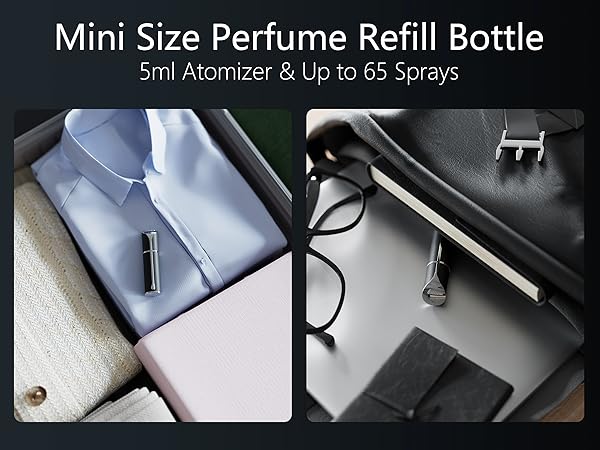 Amazon.com: Travalo AQUA Perfume Travel Refillable Bottle