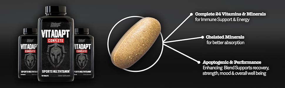 Vitadapt complete multivitamin for men benefits