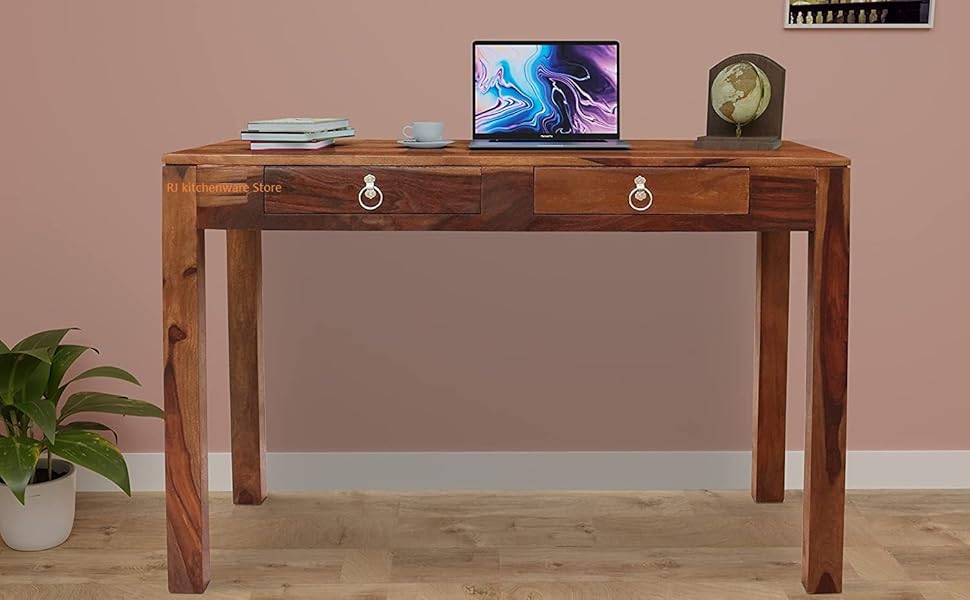 Tannu Craft sheesham Study Table Wood Reading Writing Study Table