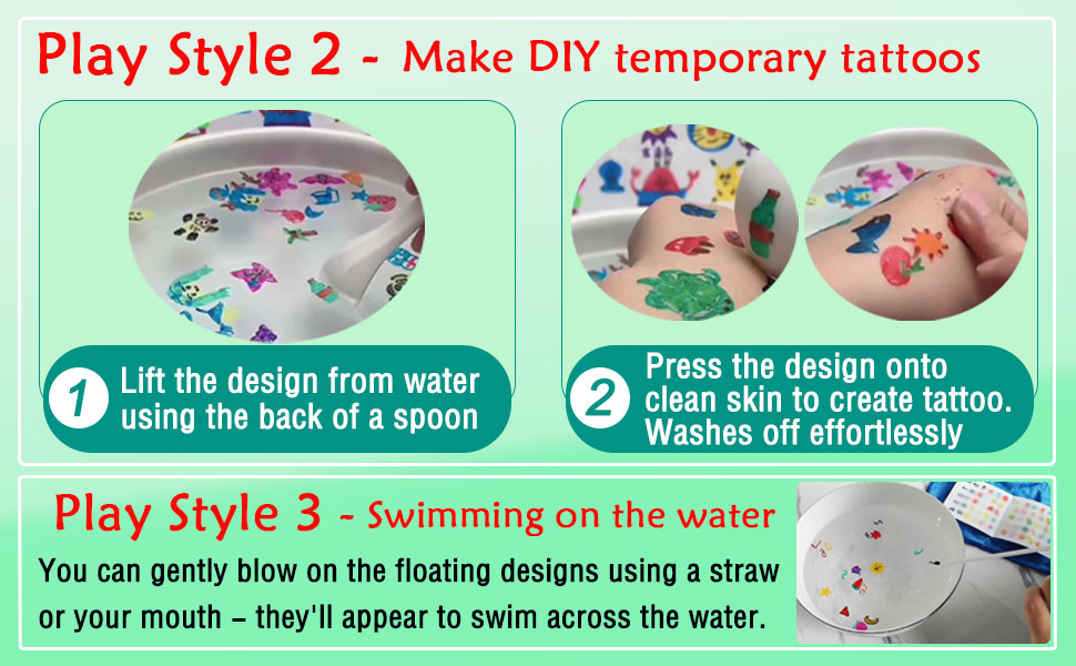 Kiddies Create Magical Floating Drawings Bundle, Magic Drawing Pens for Kids, Water Painting Pen Set