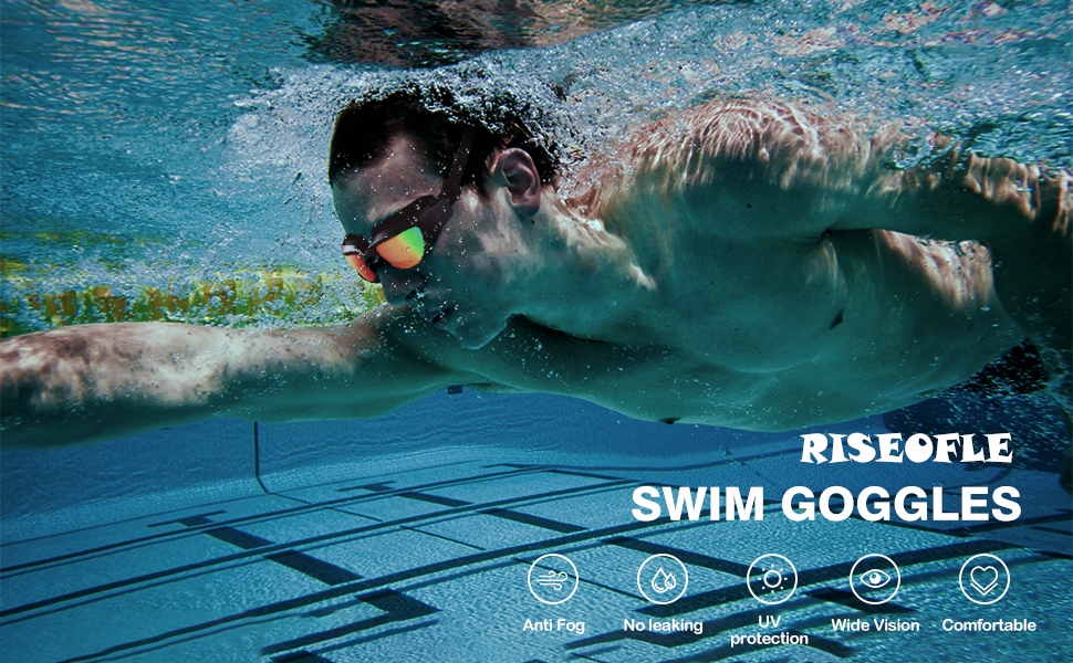 Riseofle se muestran bajo el agua, ya que cuentan con antivaho, protección UV y especificaciones