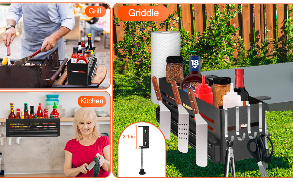 Griddle Caddy for Blackstone 28''/36'' Griddle, Grill BBQ