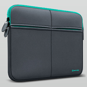 AirCase Premium Laptop Bag with 6 Pockets fits Upto 15.6" Laptop/MacBook, Wrinkle Free, Padded, Waterproof Light Neoprene case Cover Sleeve Pouch, for Men & Women, Grey- 6 Months Warranty 37 SMART STORAGE WITH SIX INTELLIGENTLY DESIGNED POCKETS